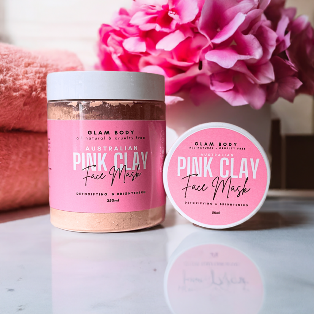 Pink Clay Face Mask | Detox, Soothe & Glow
