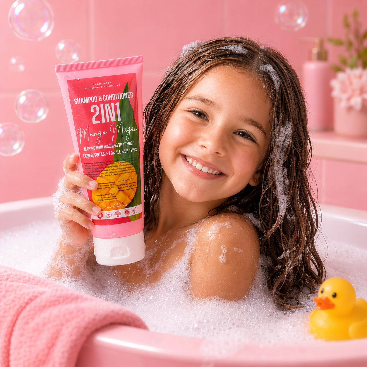 Kids 2-in-1 Shampoo & Conditioner โ No More Tangles