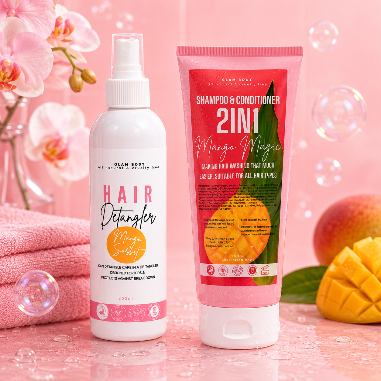 Kids 2-in-1 Shampoo & Conditioner โ No More Tangles