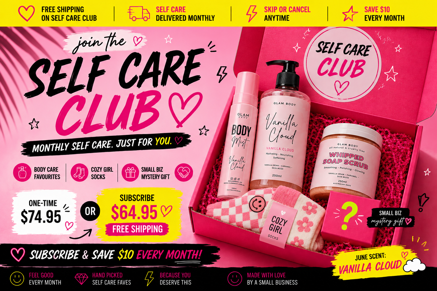 The Self Care Club – June Edition: Cozy Girl Era ☁️