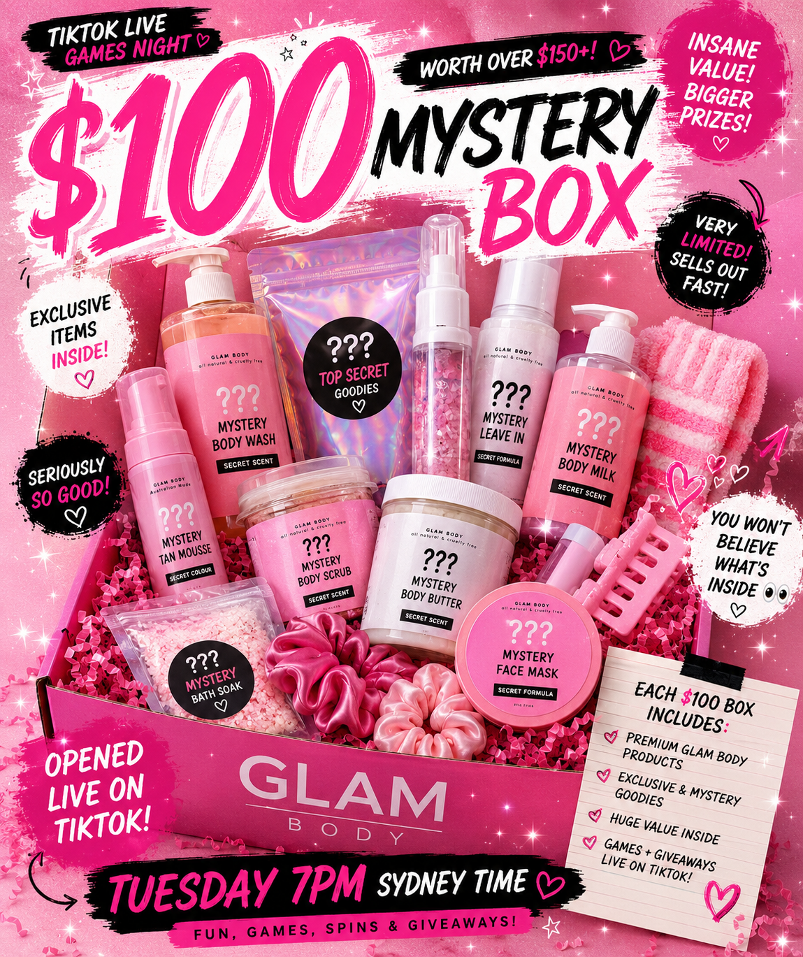 TIKTOK $100 MYSTERY BOX