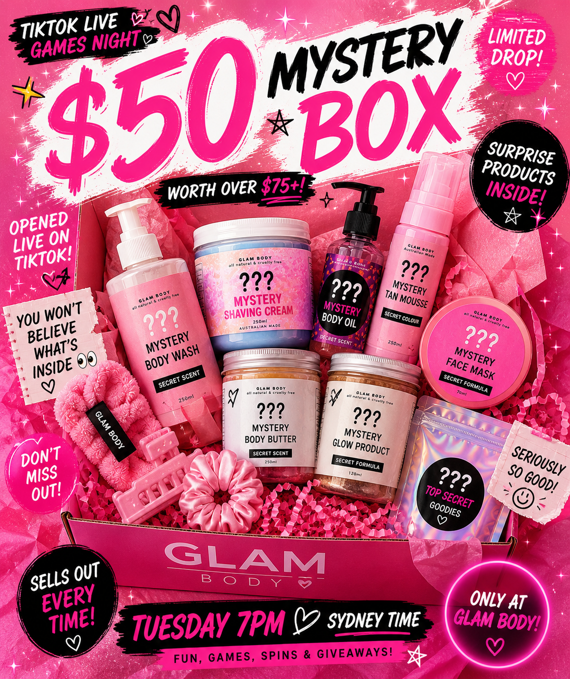 TIKTOK $50 MYSTERY BOX