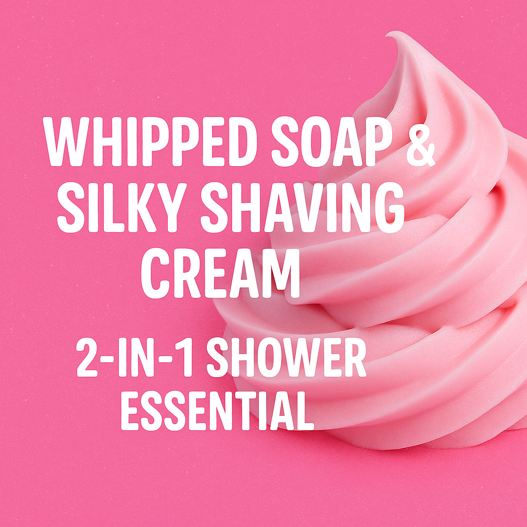 WHIPPED SOAP & SILKY SHAVING CREAM (2-in-1)