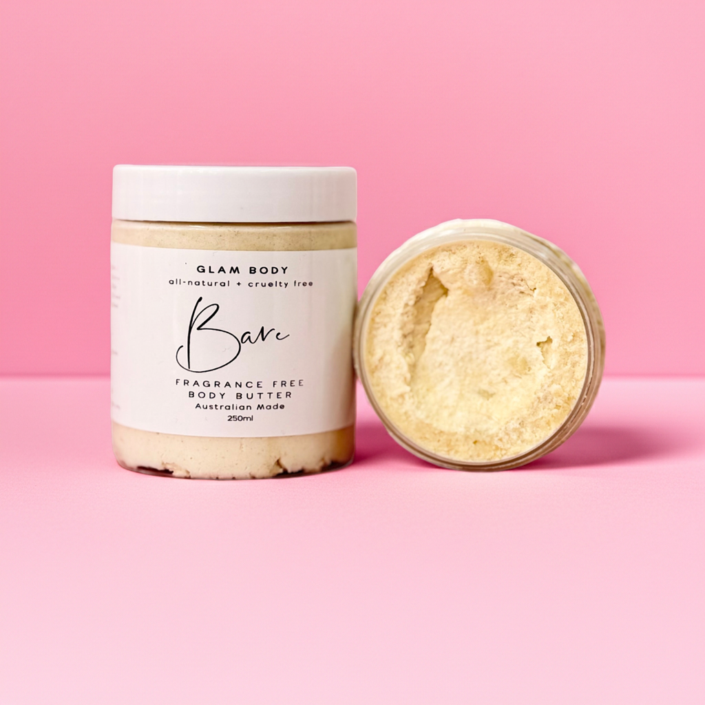 BARE BODY BUTTER – Fragrance Free & Deeply Nourishing