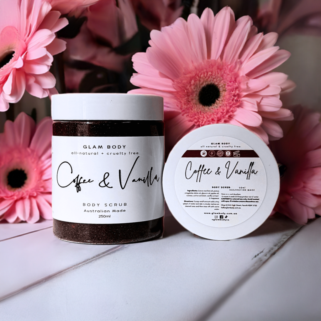COFFEE & VANILLA BODY SCRUB – Exfoliate & Glow