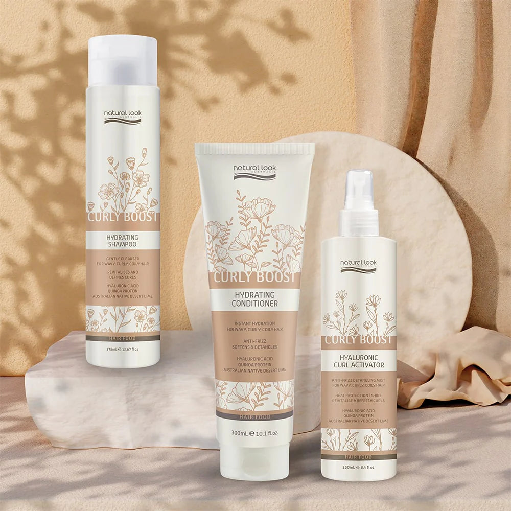 CURLY BOOST HYDRATING HAIR CARE - Glam Body