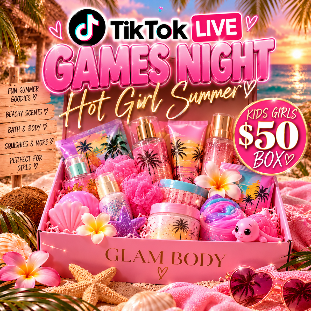 TIKTOK LIVE GIRLS KIDS MYSTERY BOX