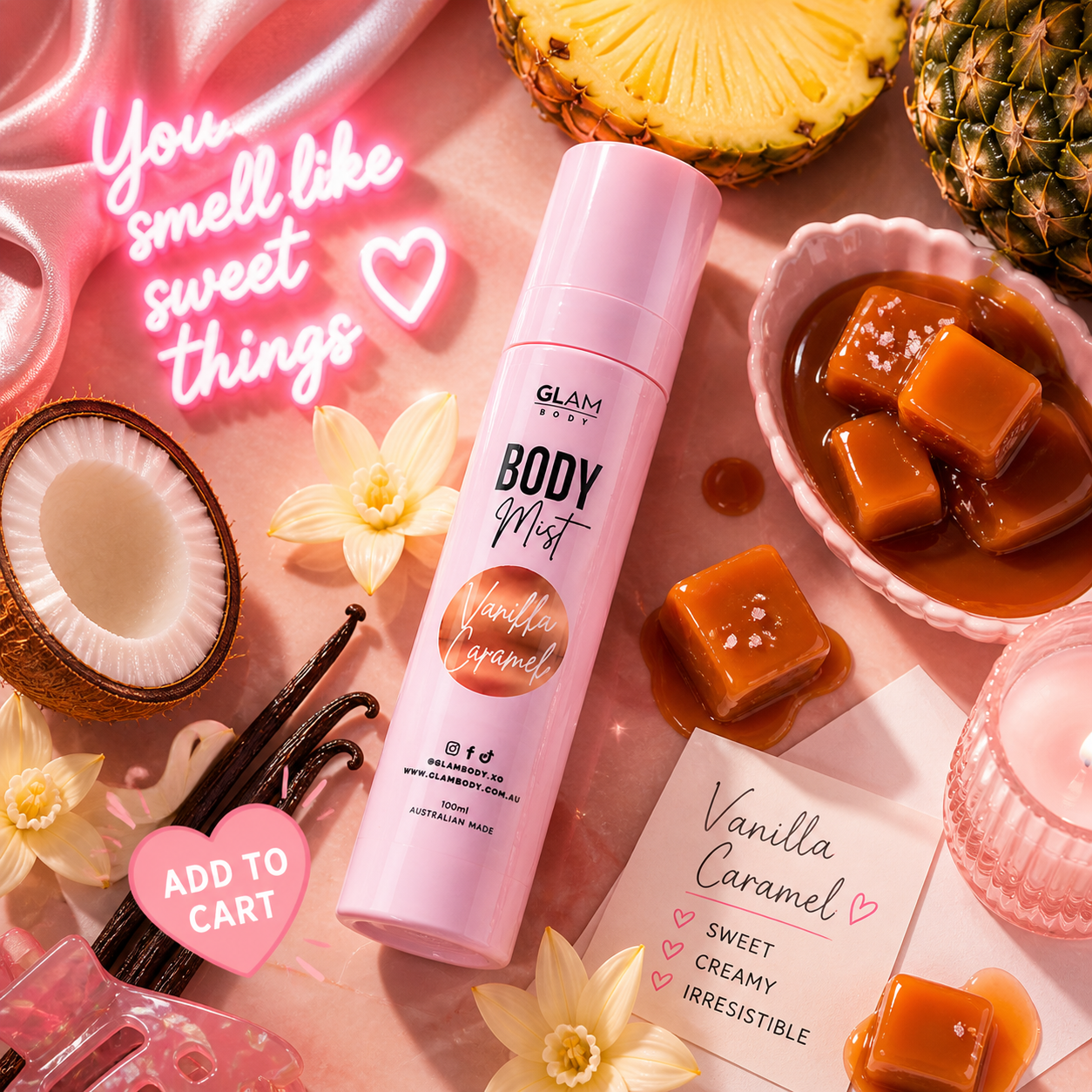 Vanilla Caramel Body Mist