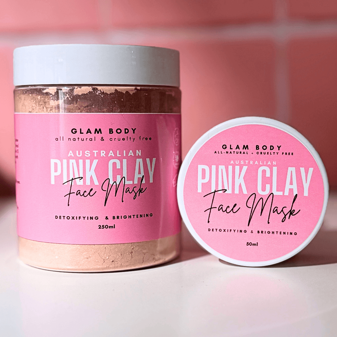 PINK CLAY FACE MASK - Glam Body