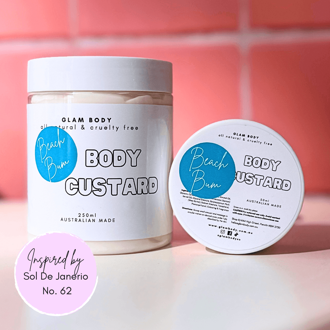BEACH BUM BODY CUSTARD - Glam Body