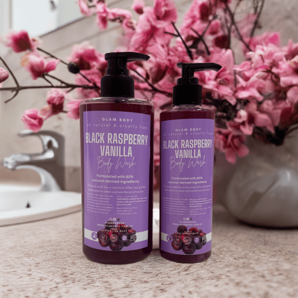 BLACK RASPBERRY & VANILLA BODY WASH - Glam Body