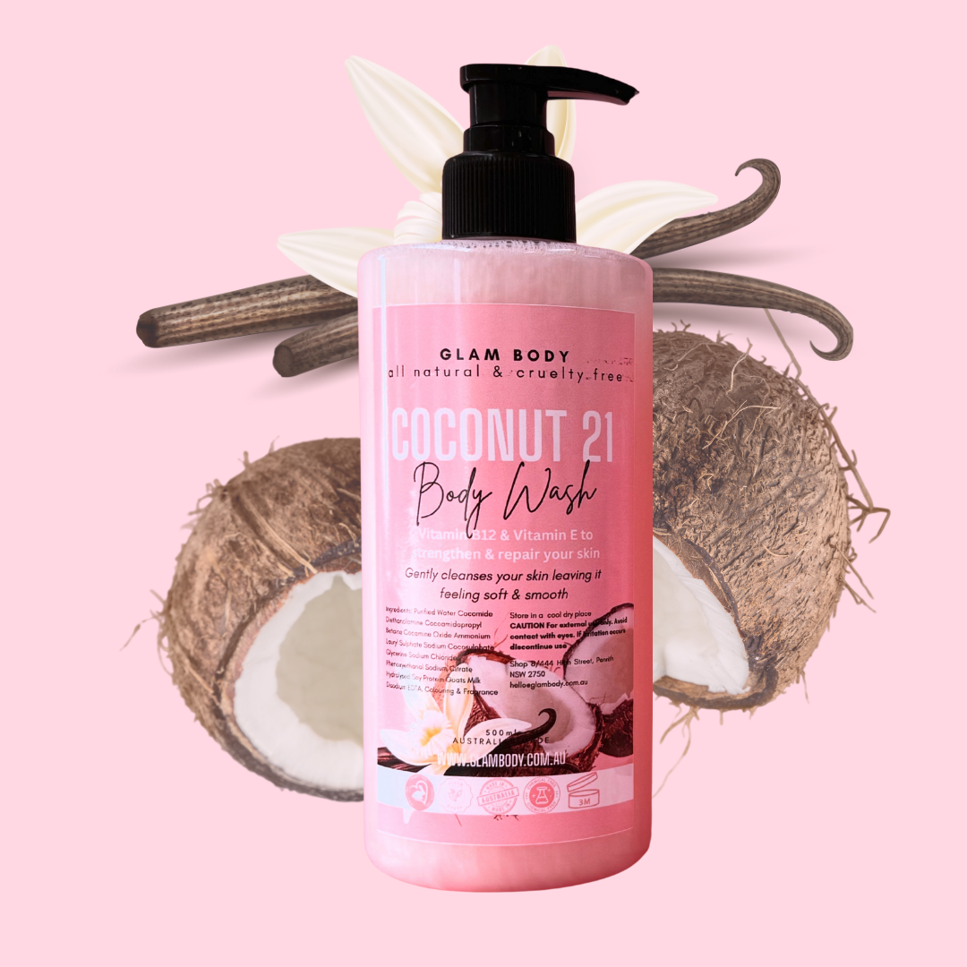 COCONUT 21 GOATS MILK BODY WASH - Glam Body