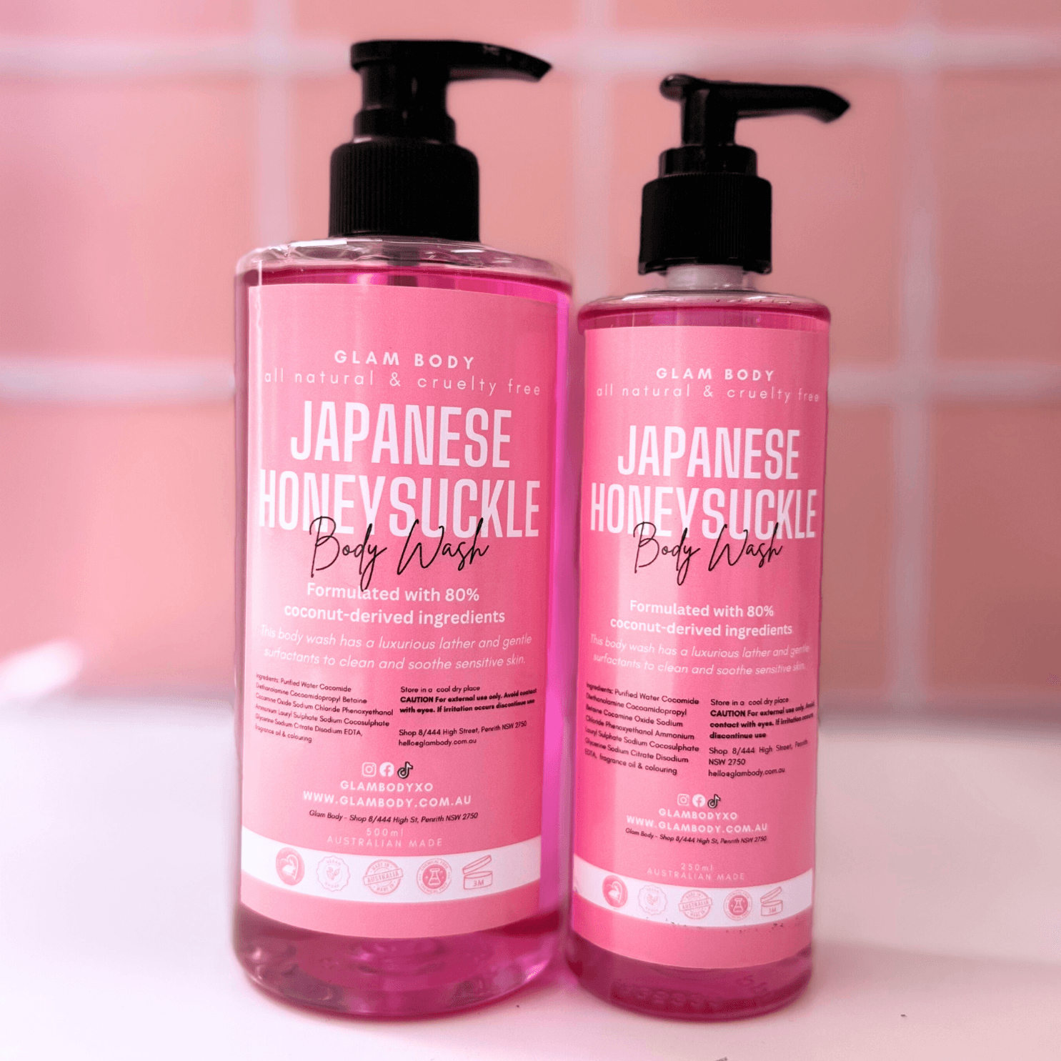 JAPANESE HONEYSUCKLE BODY WASH - Glam Body