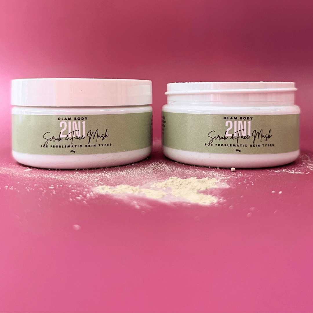 2 IN 1 SCRUB & FACE MASK - Glam Body