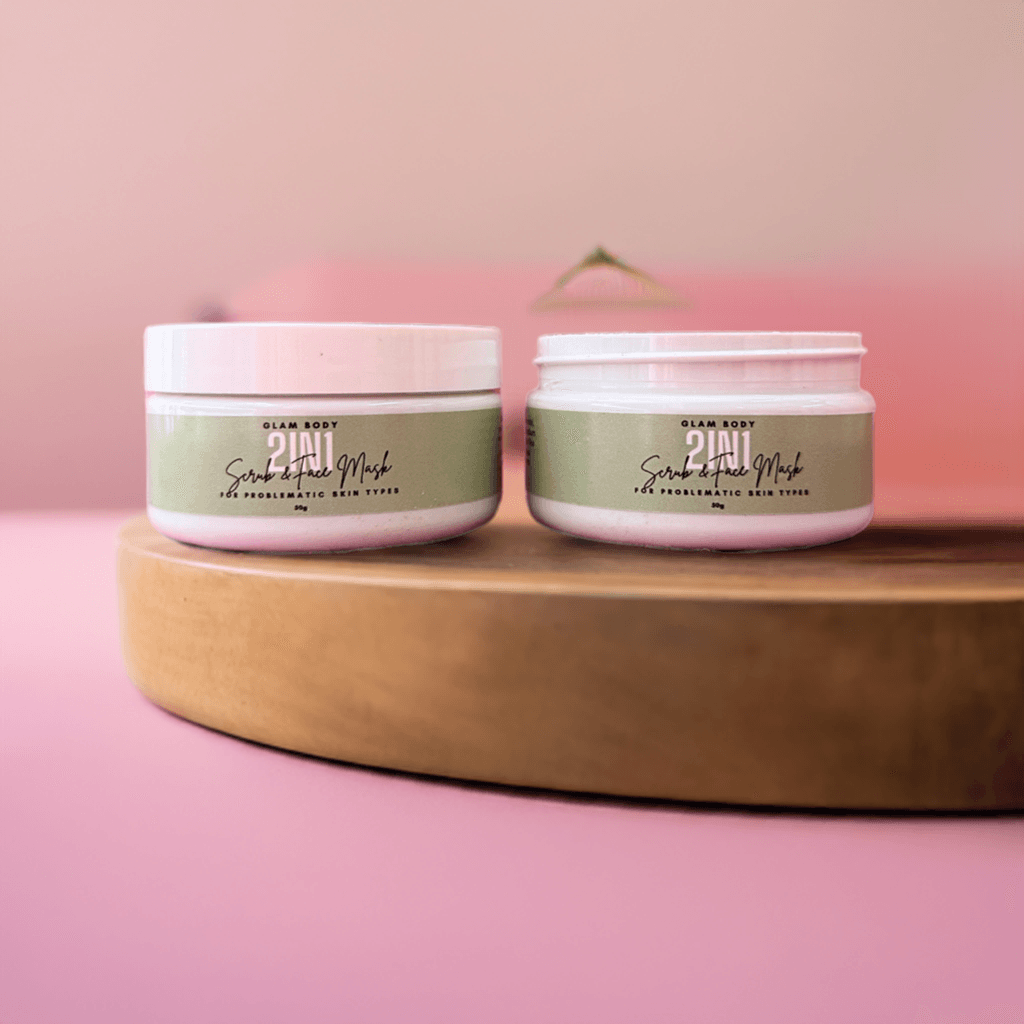2 IN 1 SCRUB & FACE MASK - Glam Body