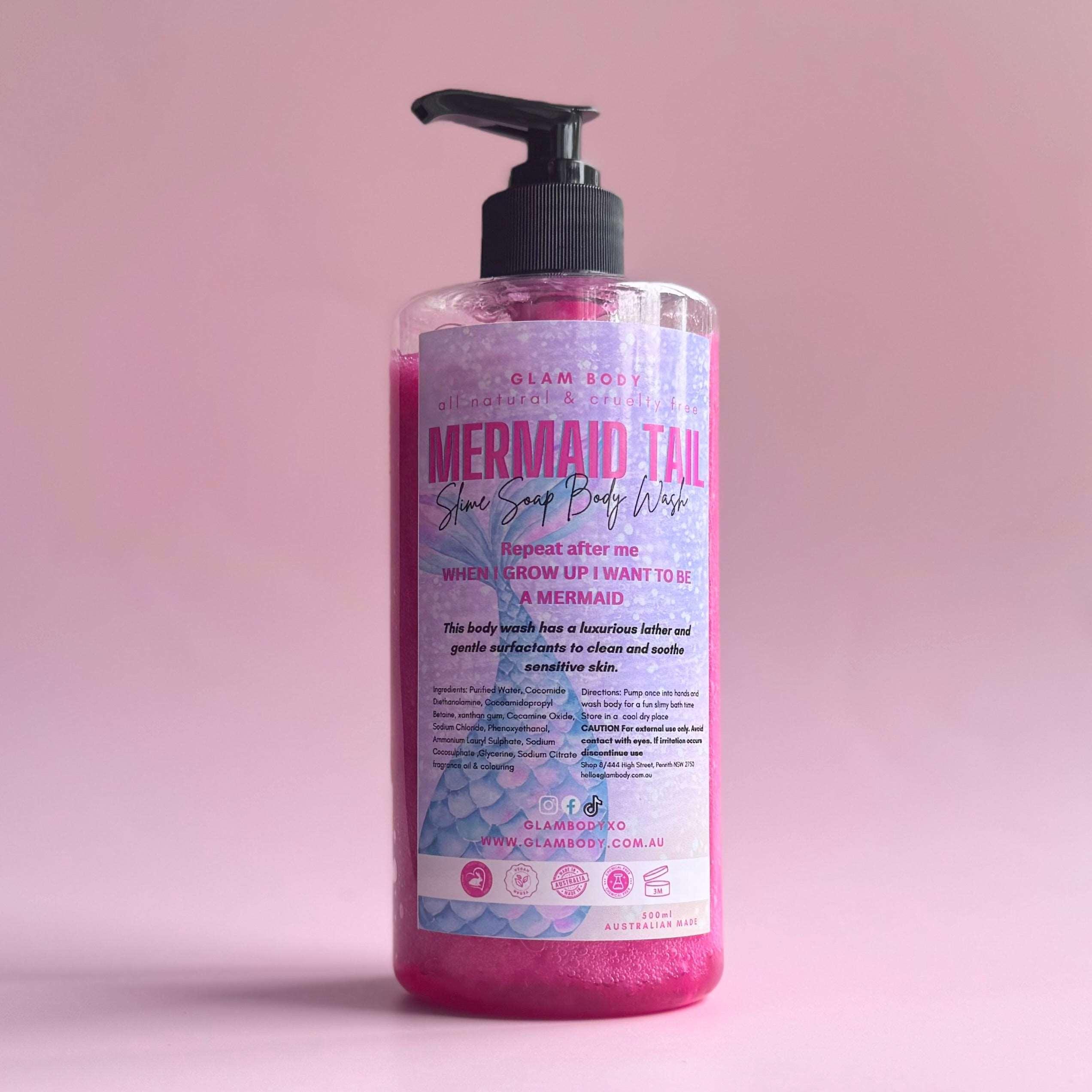 MERMAID TAIL SLIME BODY WASH - Glam Body
