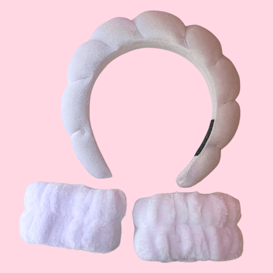 BUBBLE MAKEUP HEADBAND & CUFFS - Glam Body