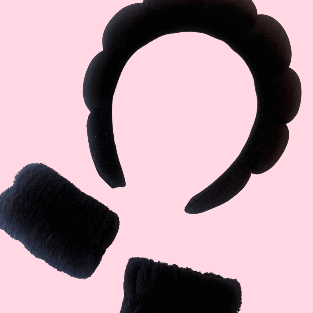 BUBBLE MAKEUP HEADBAND & CUFFS - Glam Body
