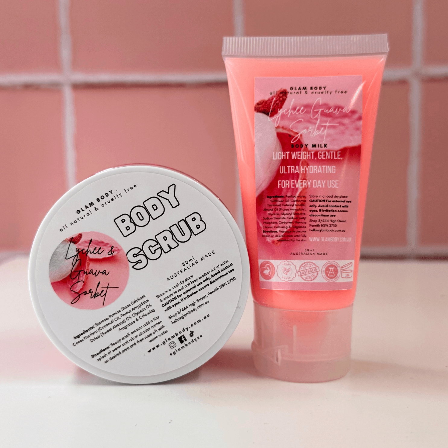 MINI SCRUB & MILK DUO - Glam Body