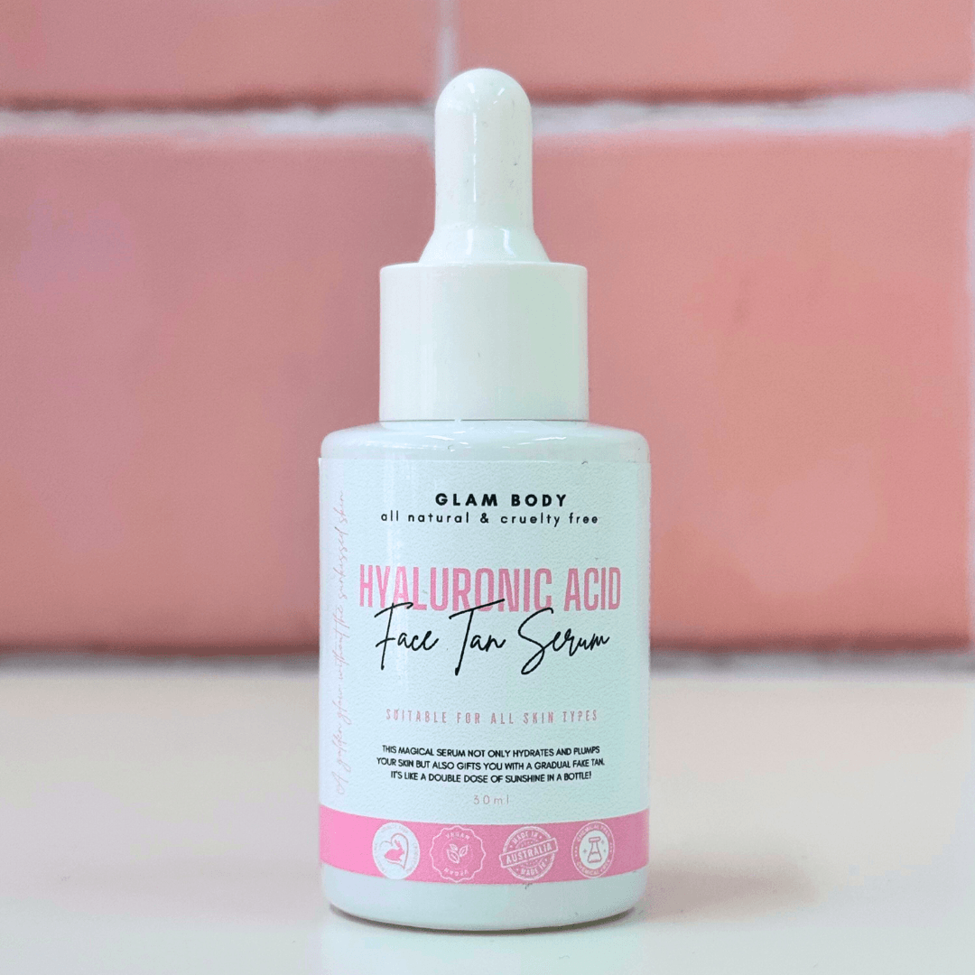 HYALURONIC ACID FACE TAN SERUM - Glam Body
