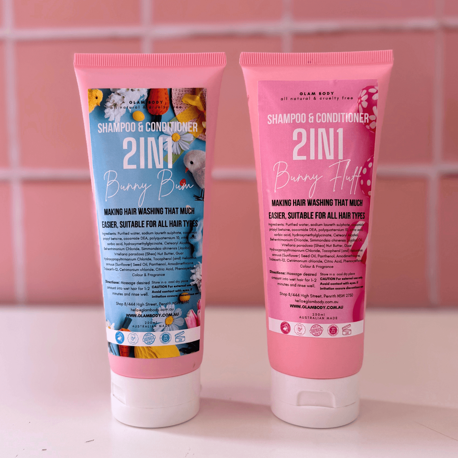 2in1 SHAMPOO & CONDITIONER - Glam Body