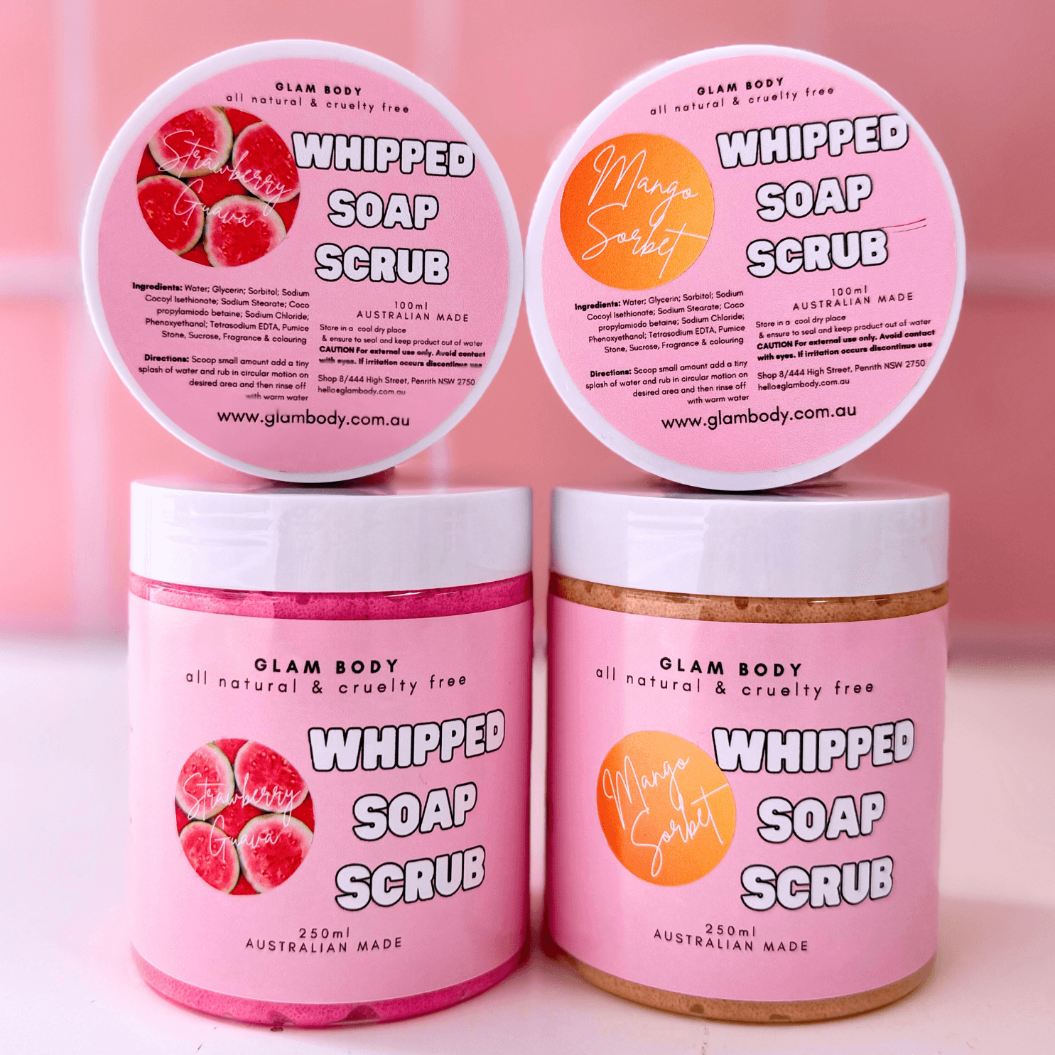 WHIPPED SOAP SCRUB - Glam Body