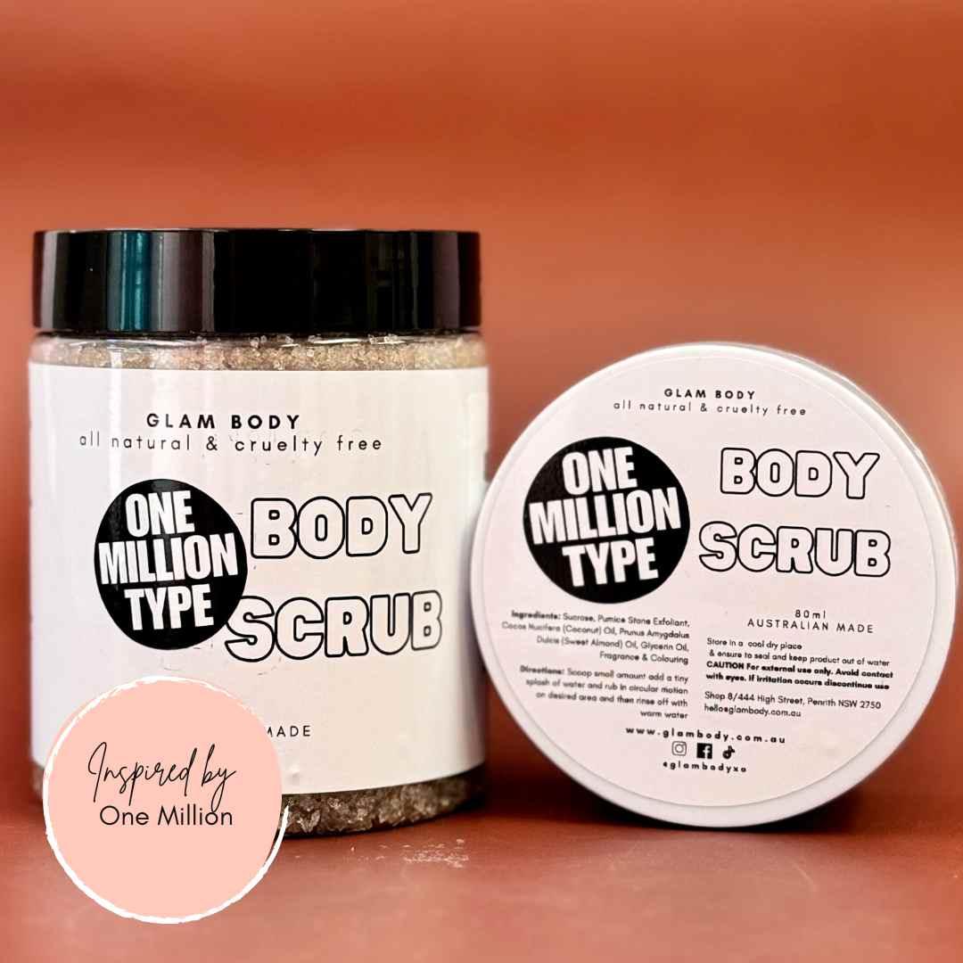 INSPIRED BY ONE MILLION BODY SCRUB - Glam Body