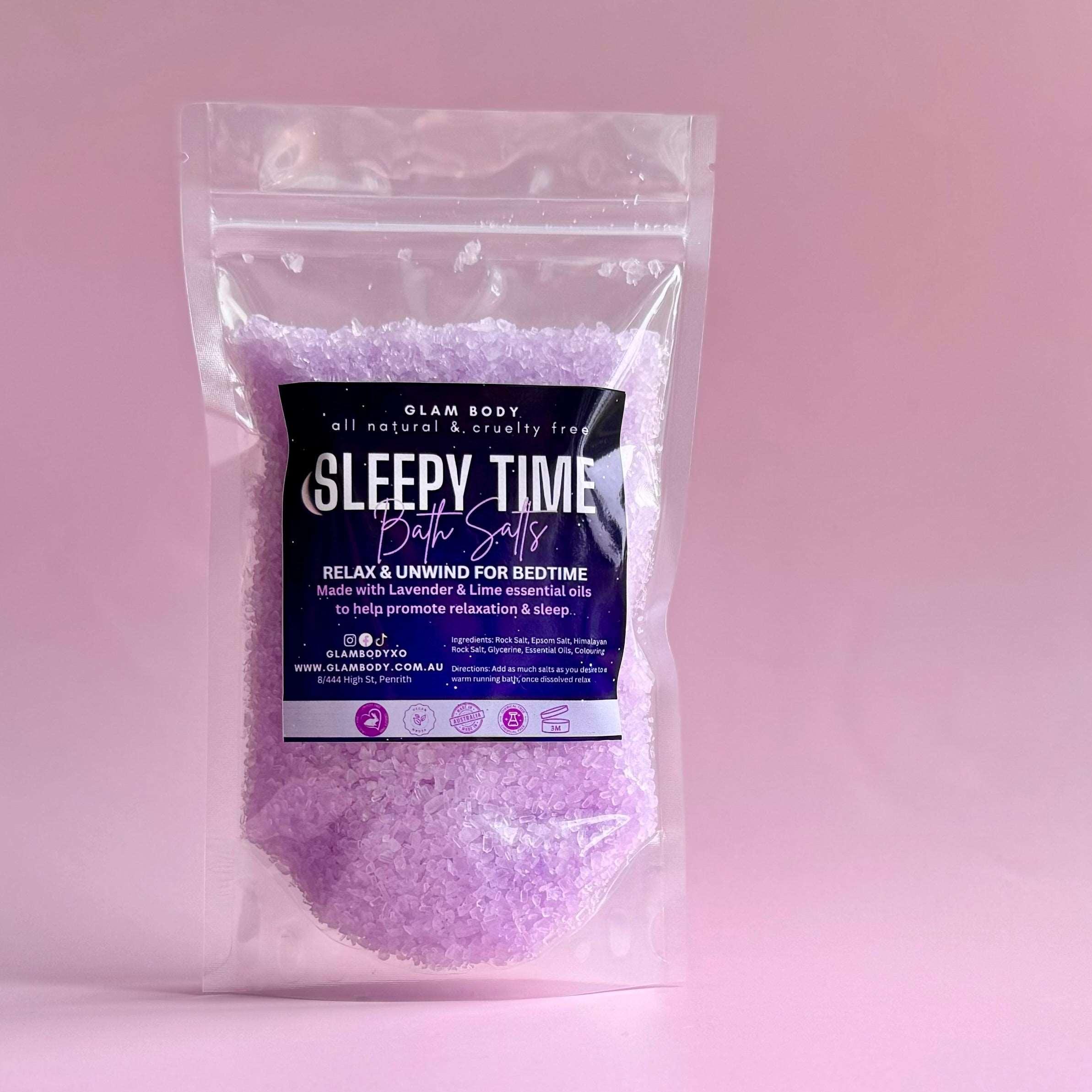 SLEEPY TIME BATH SALTS - Glam Body