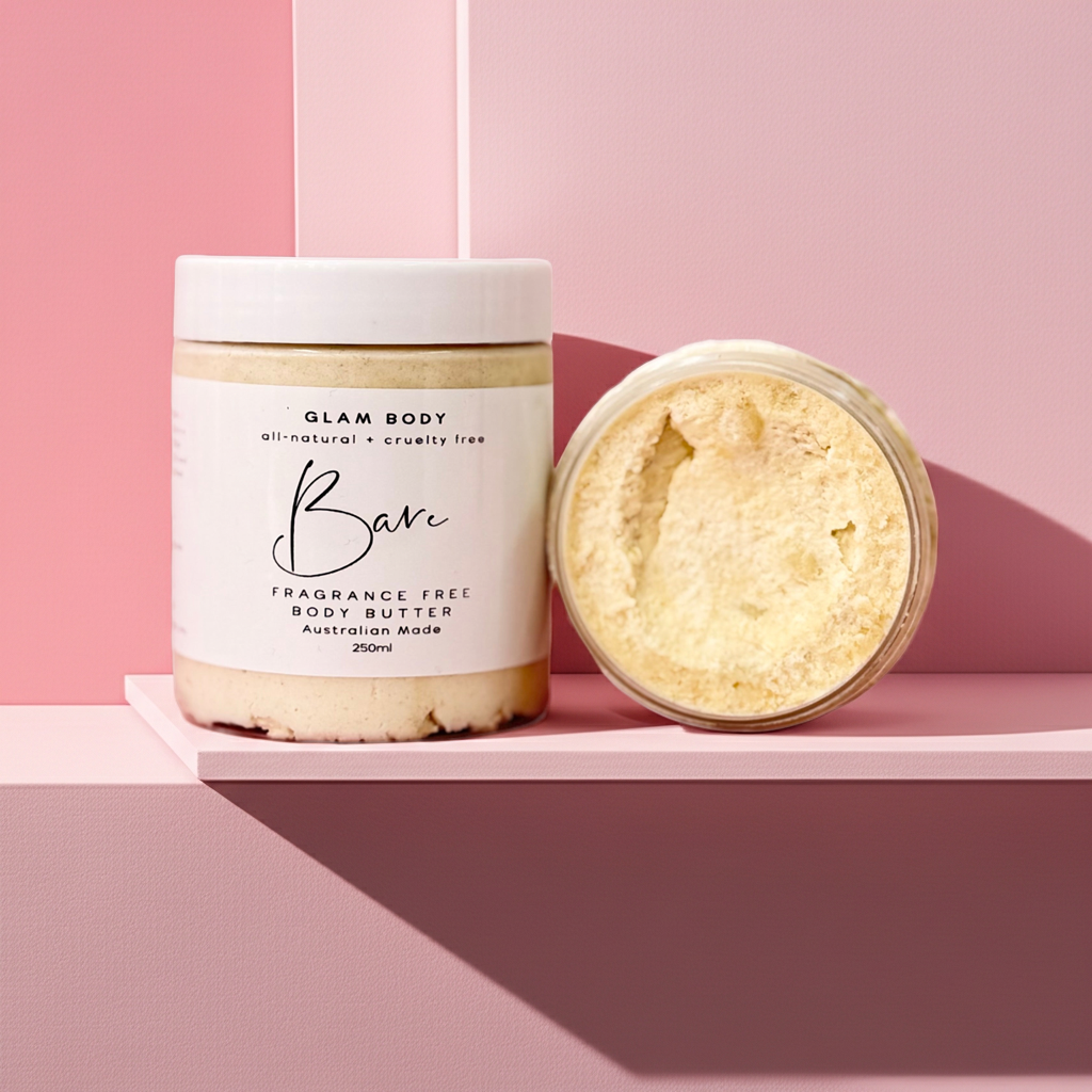 BARE BODY BUTTER – Fragrance Free & Deeply Nourishing