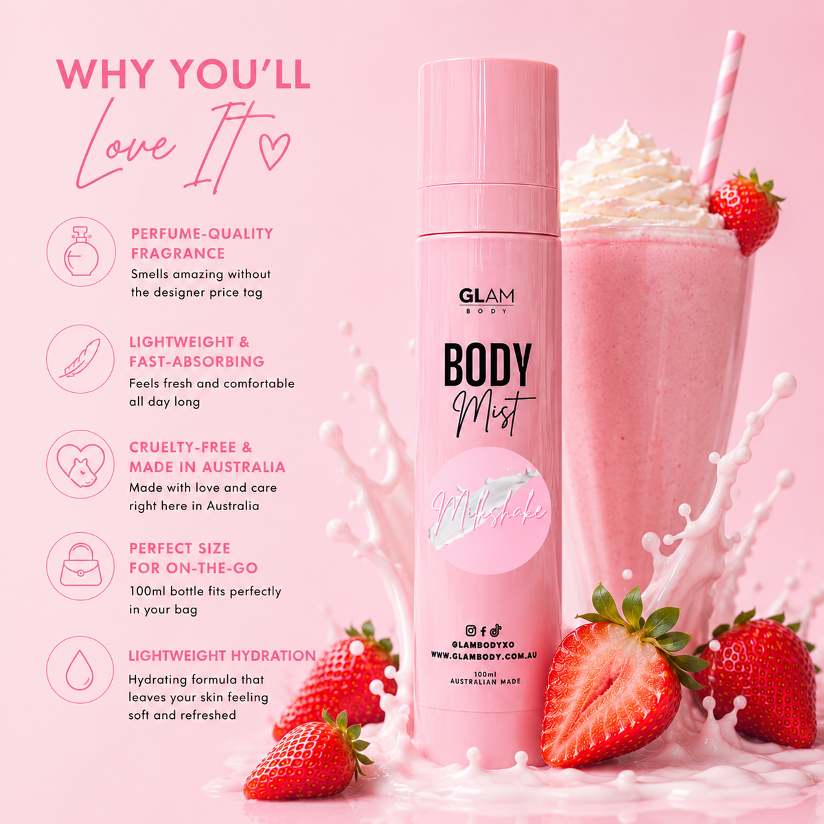Milkshake Body Mist