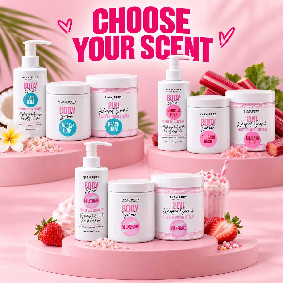 The Scented Shower Trio