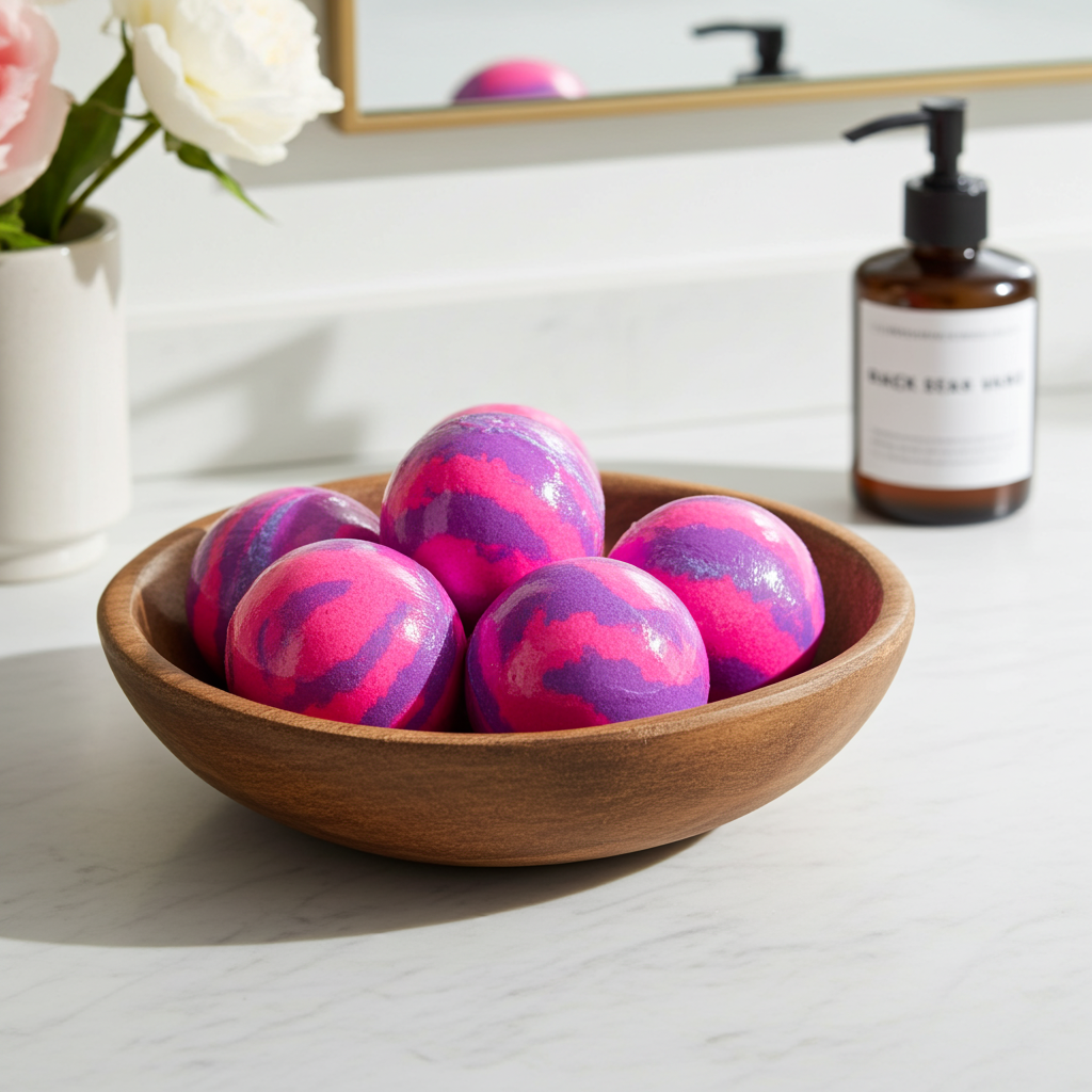 BLACK RASPBERRY & VANILLA BATH BOMB