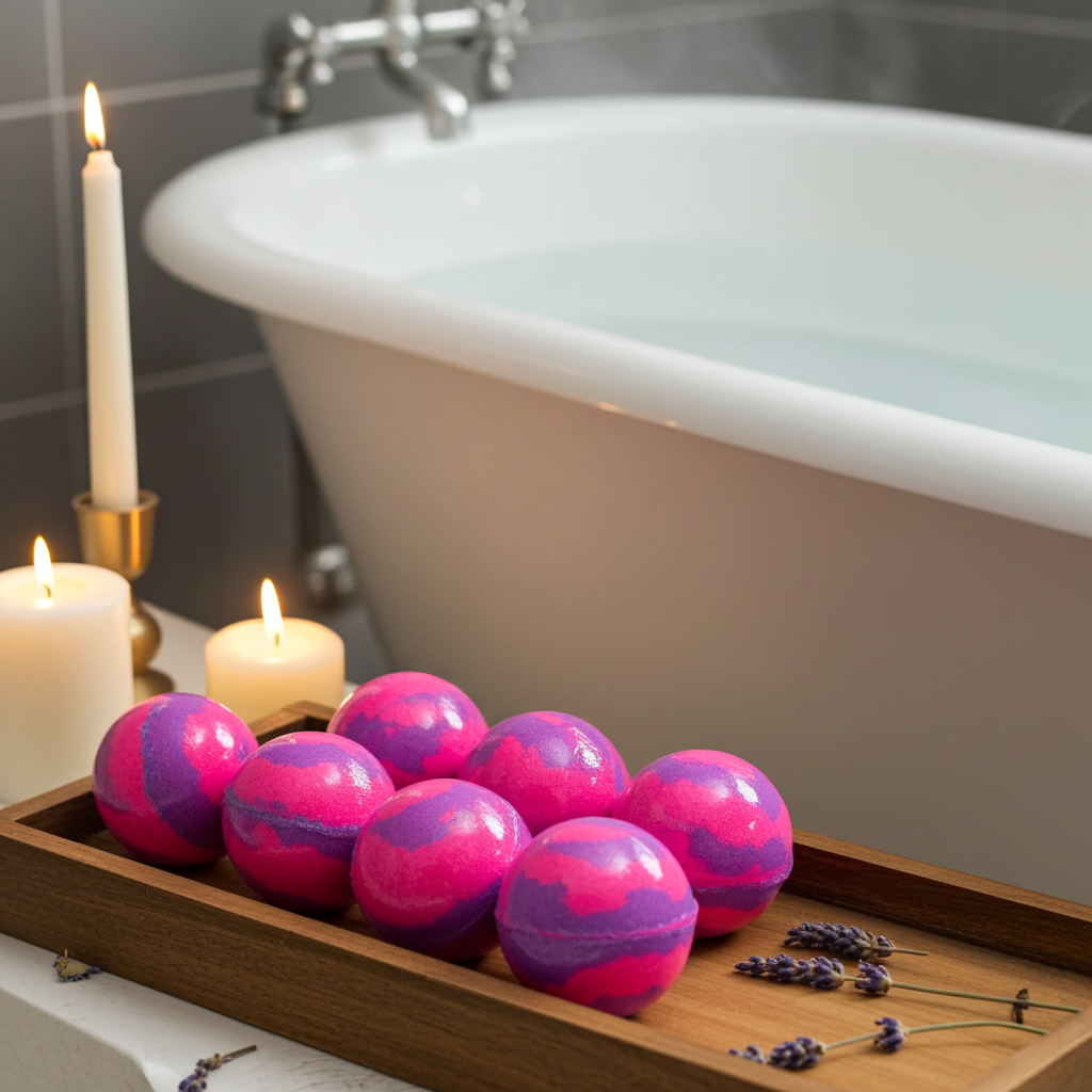 BLACK RASPBERRY & VANILLA BATH BOMB