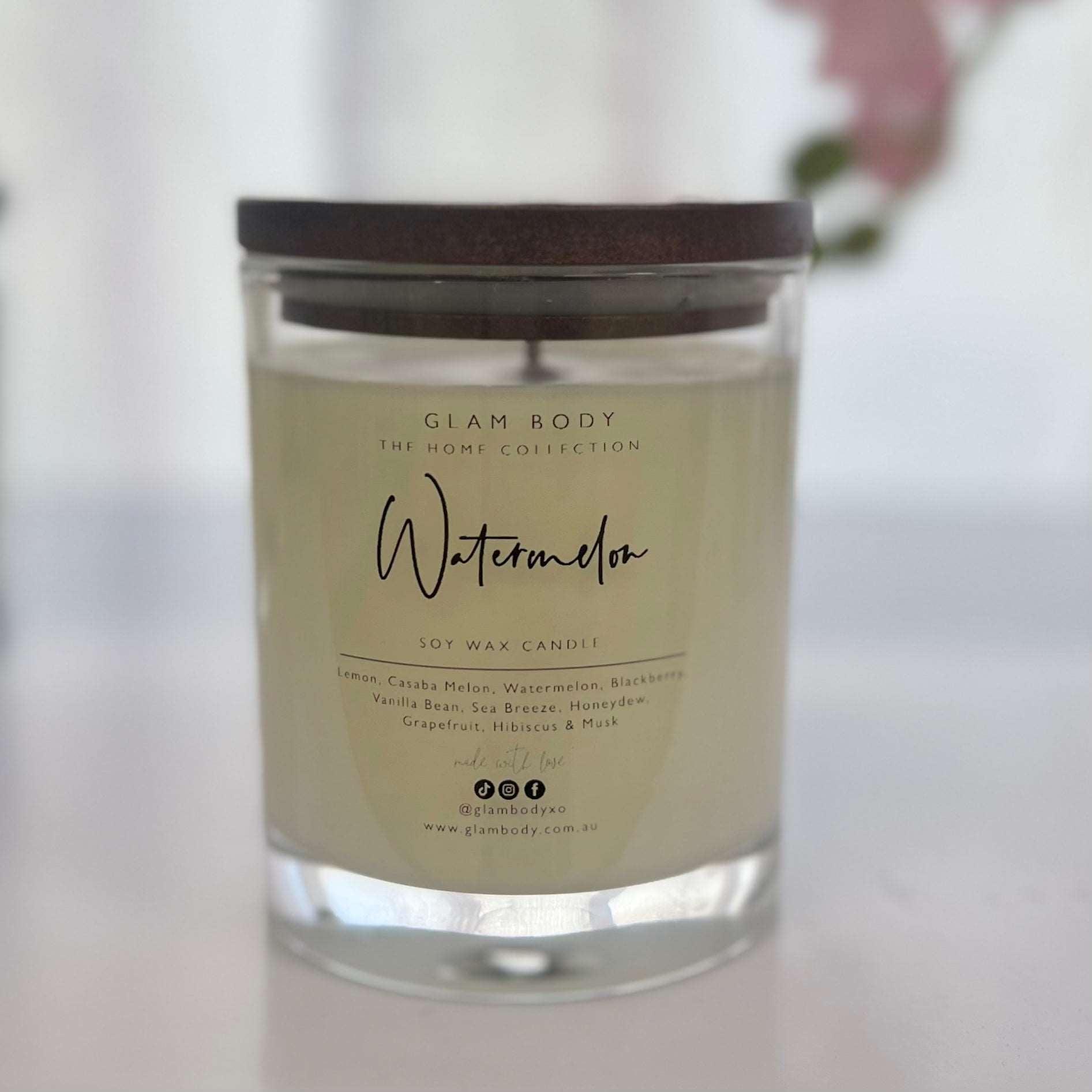 WATERMELON SOY WAX CANDLE