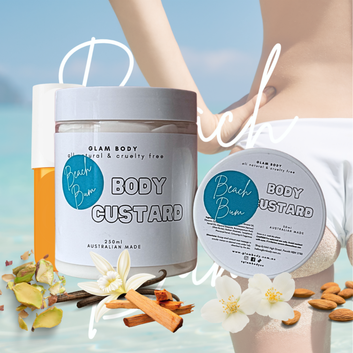 BEACH BUM BODY CUSTARD
