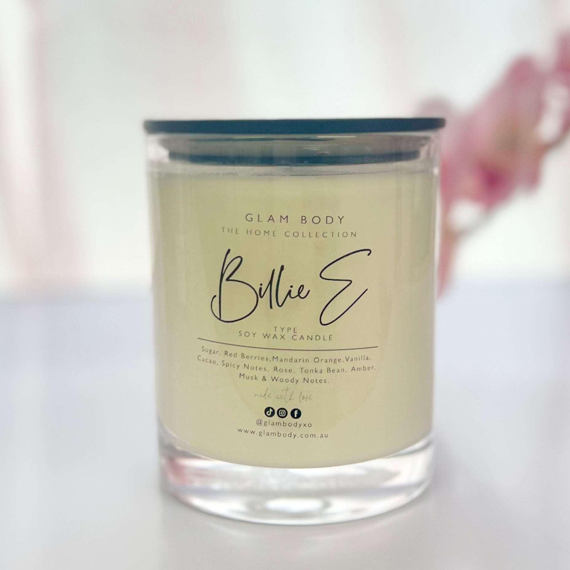 BILLIE E TYPE SOY WAX CANDLE