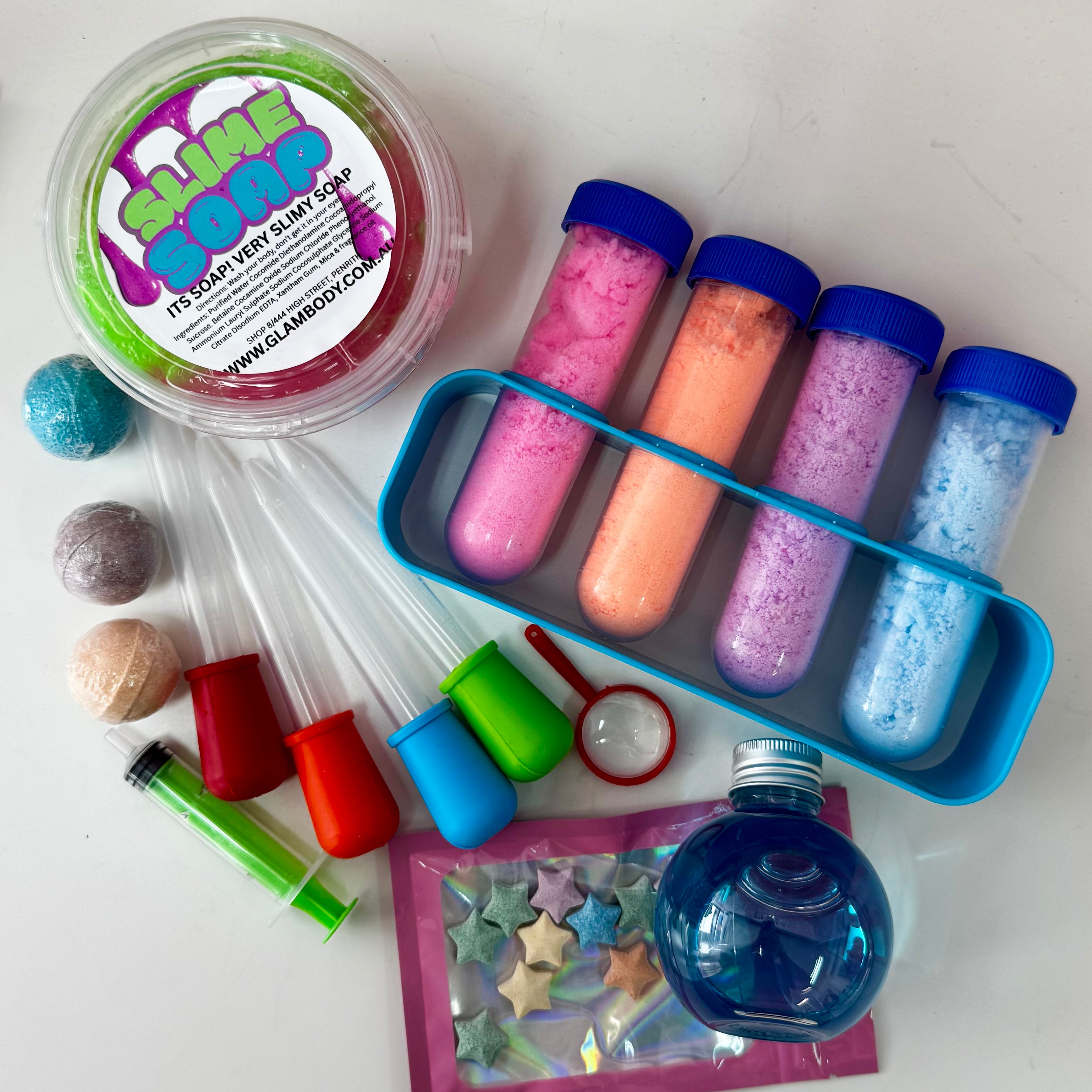 BATH TIME EXPERIMENT KIT – Kids Bath Fun Set | Glam Body
