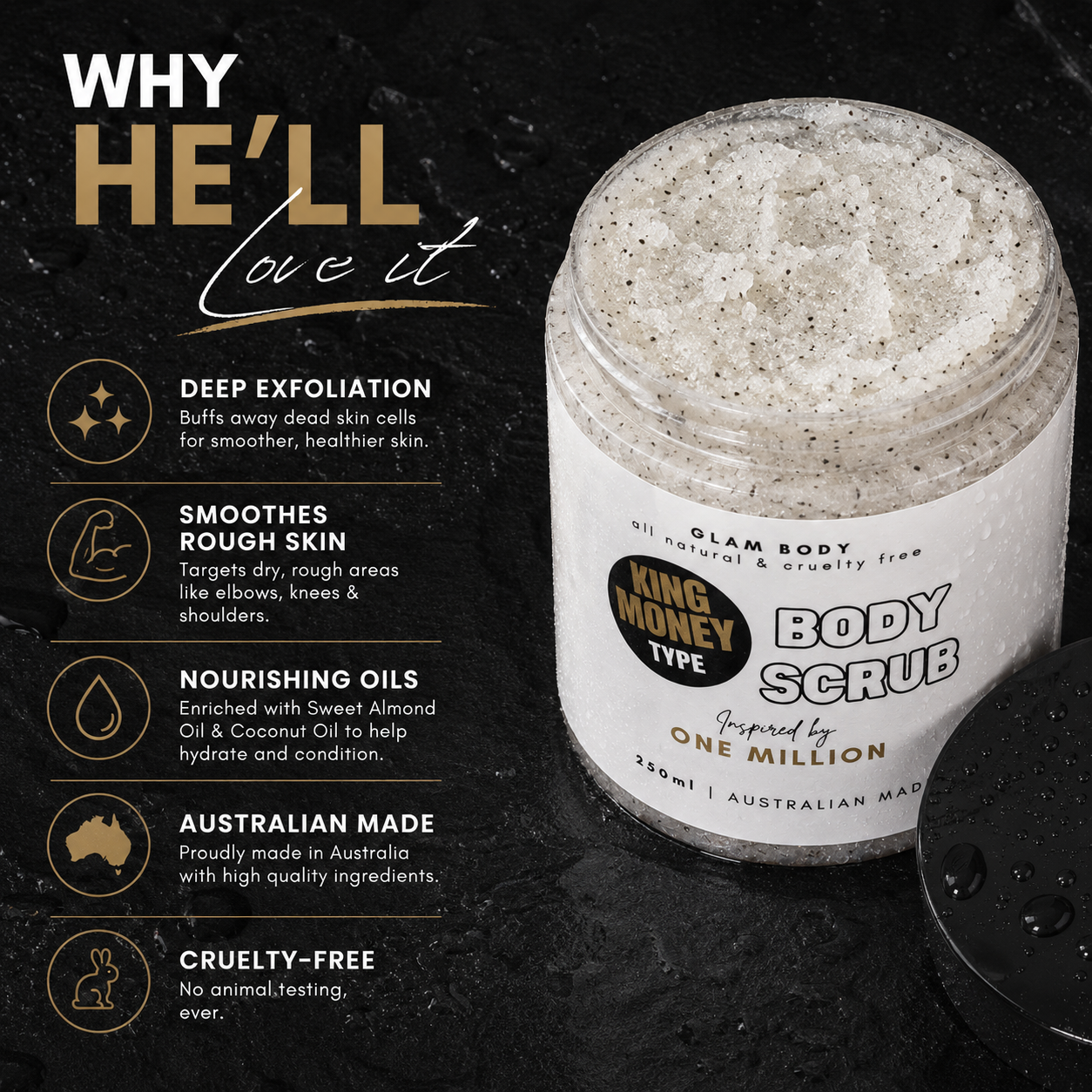 Men’s Body Scrub Collection
