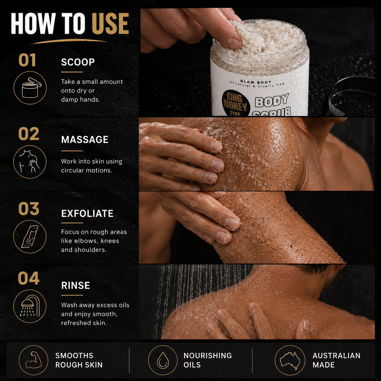 Men’s Body Scrub Collection
