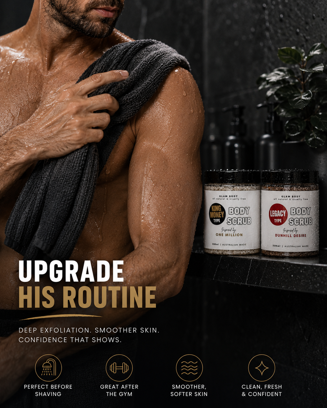 Men’s Body Scrub Collection
