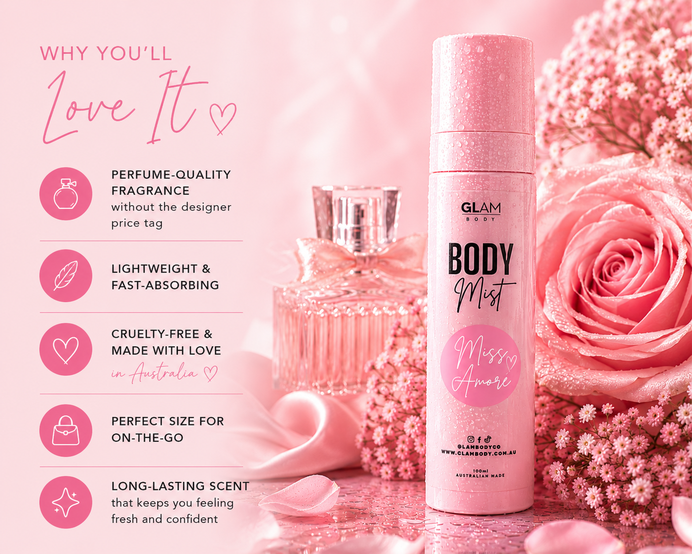 Miss Amore Body Mist