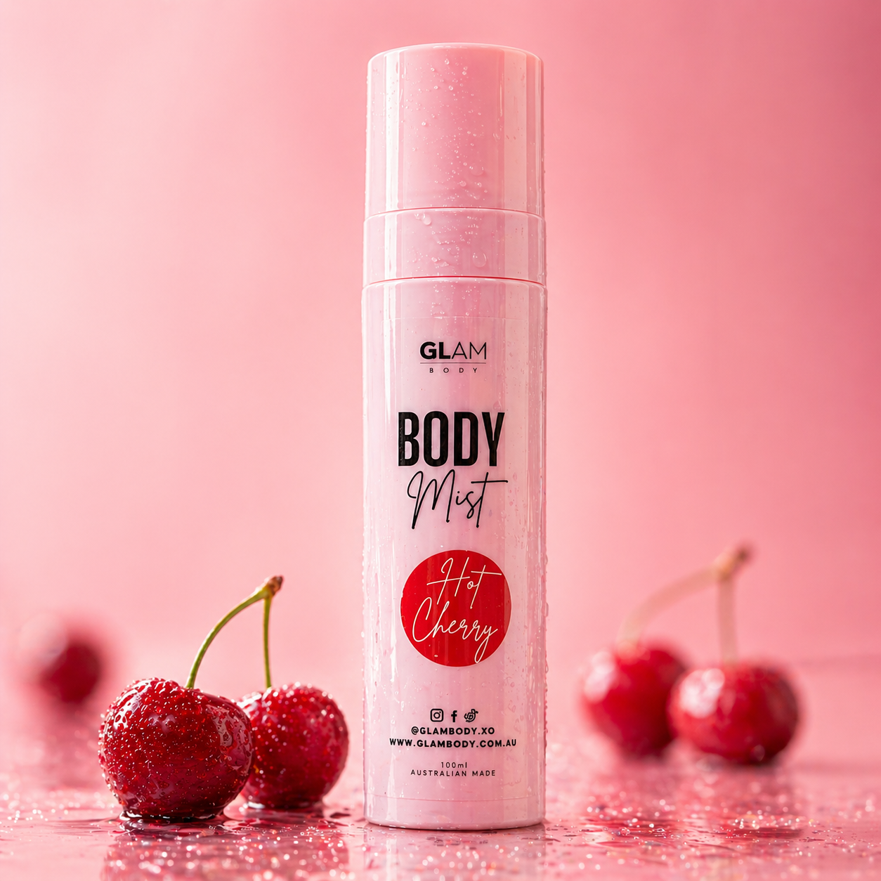 Hot Cherry Body Mist – Sweet, Warm & Addictive Fragrance | Glam Body