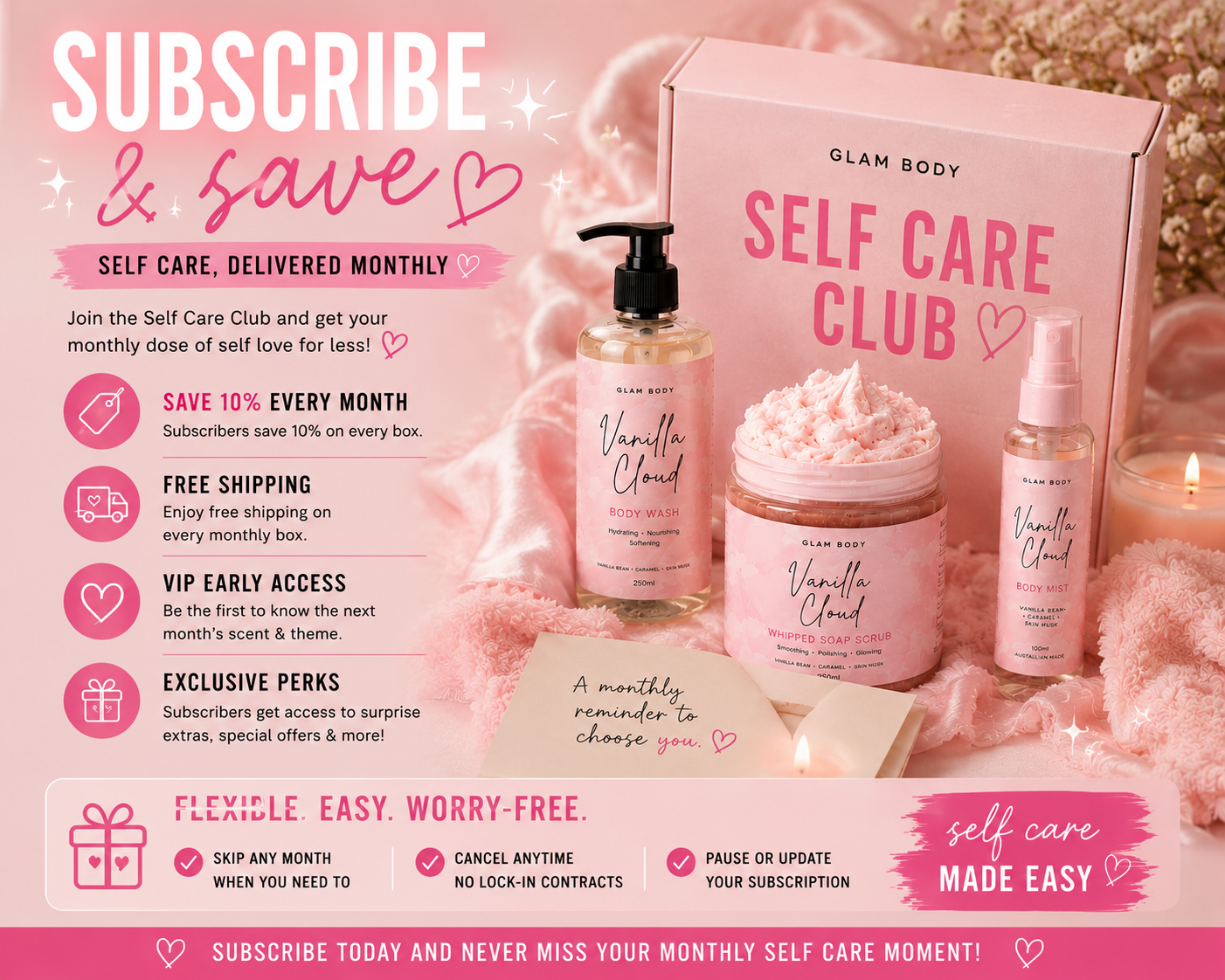 The Self Care Club – June Edition: Cozy Girl Era ☁️