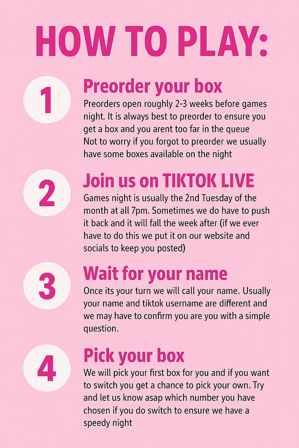 TIKTOK LIVE KIDS (BOYS) MYSTERY BOX