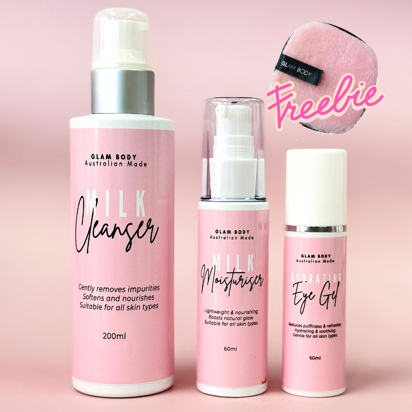 HYDRATING SKIN CARE BUNDLE - COMPLETE GLOW SYSTEM