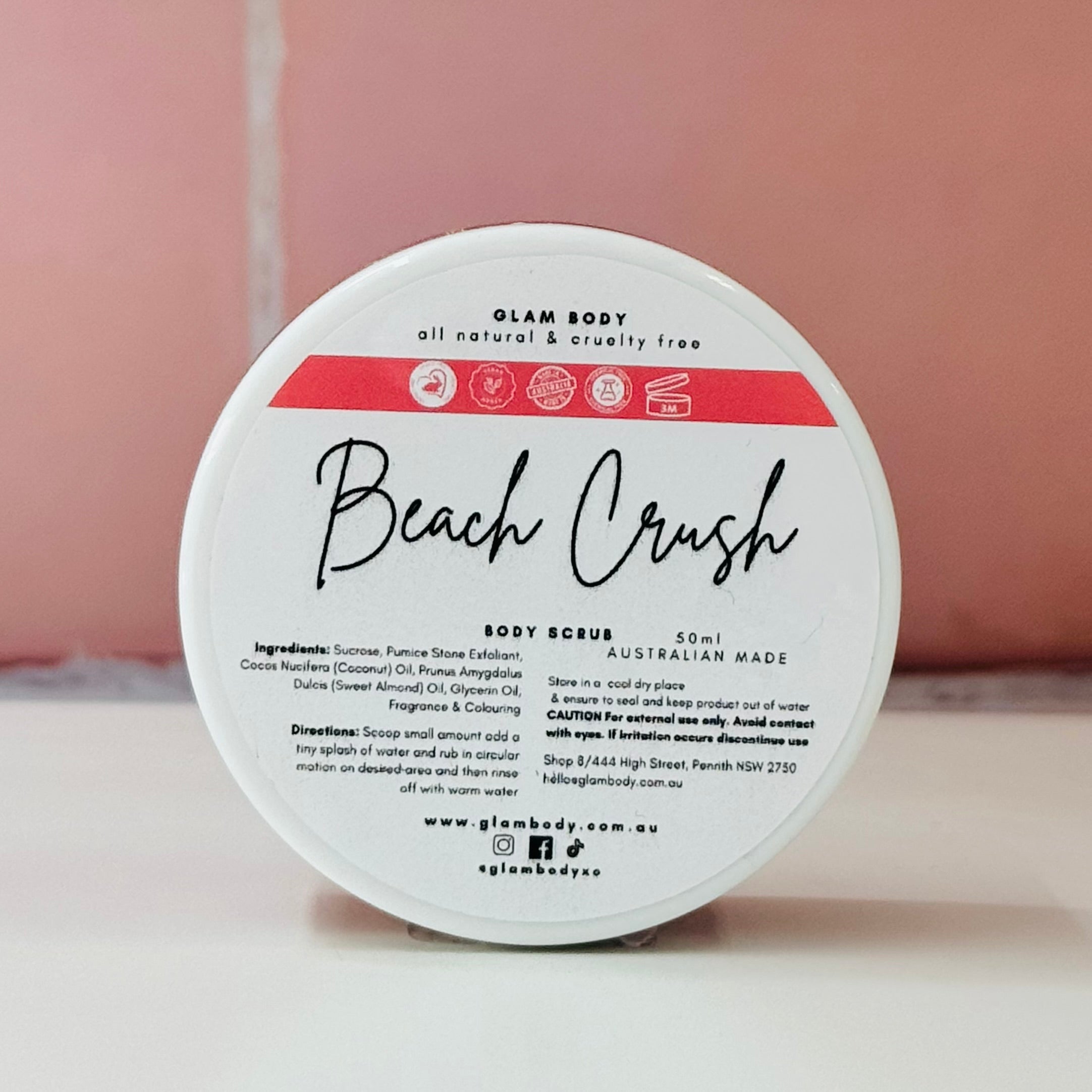 BEACH CRUSH BODY SCRUB - Glam Body
