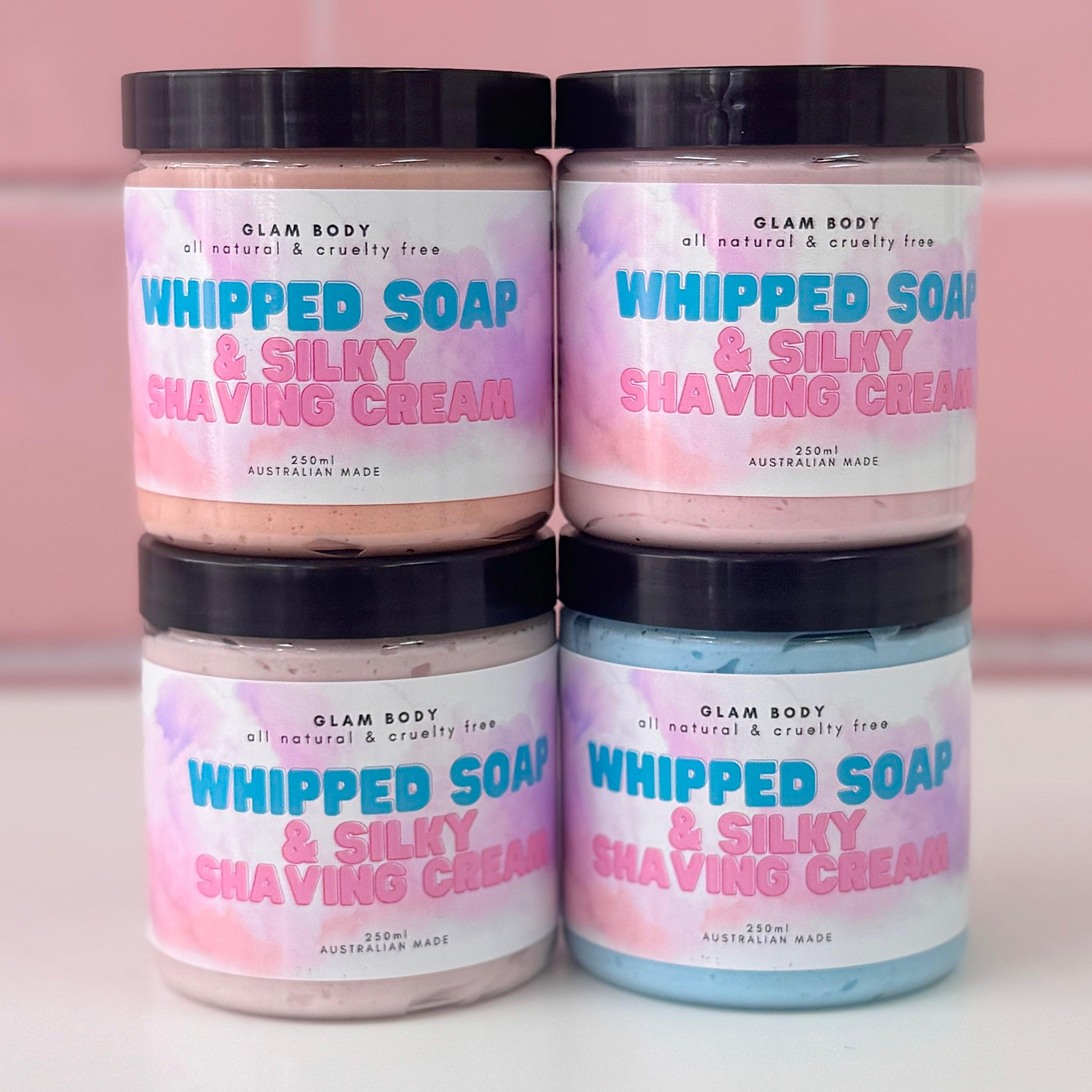 SOFT WHIPPED SOAP & SILKY SHAVING CREAM - Glam Body