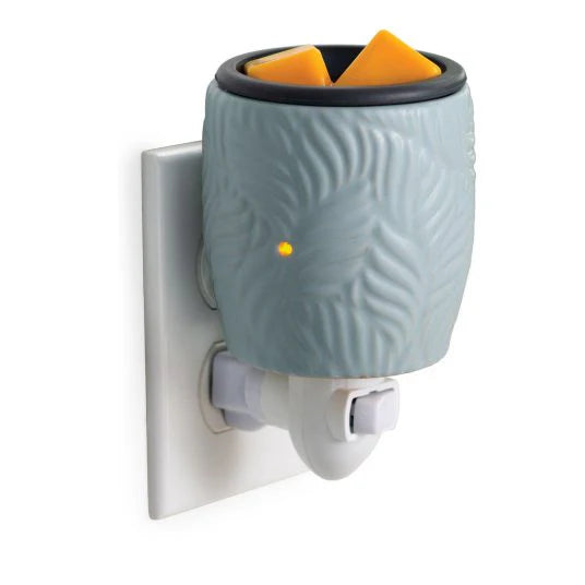 Ocean Palm Flip Dish Wax Melt Burner – Coastal Calm for Small Spaces