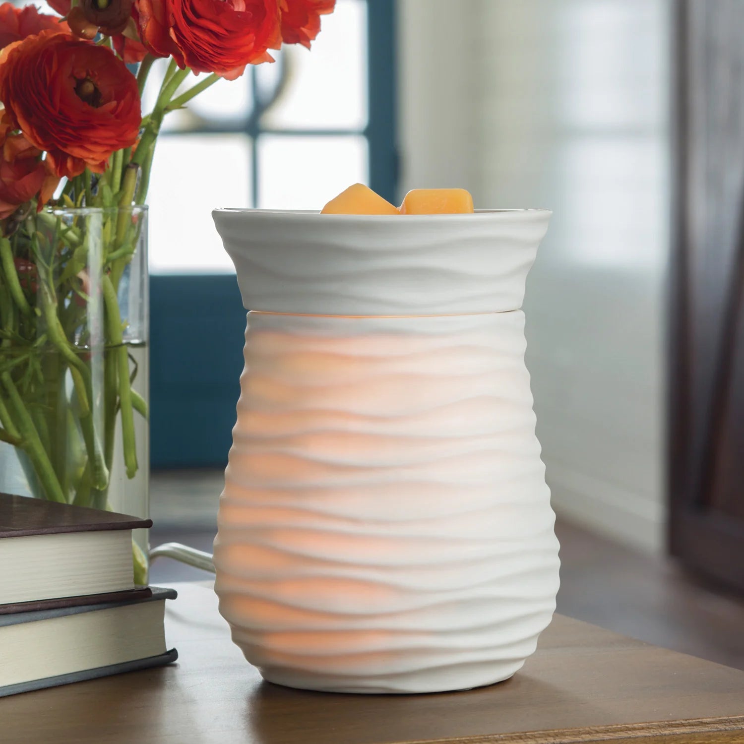 Harmony Illumination Wax Melt Burner – Soft Waves & Calm Glow