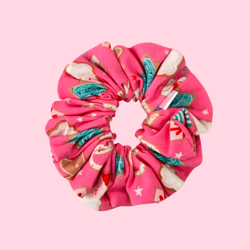 Christmas Cotton Scrunchies | Festive Hair Accessories